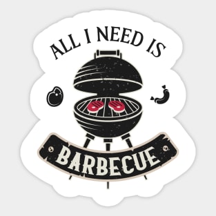 Grill BBQ Funny Saying Barbecue Lover Sticker